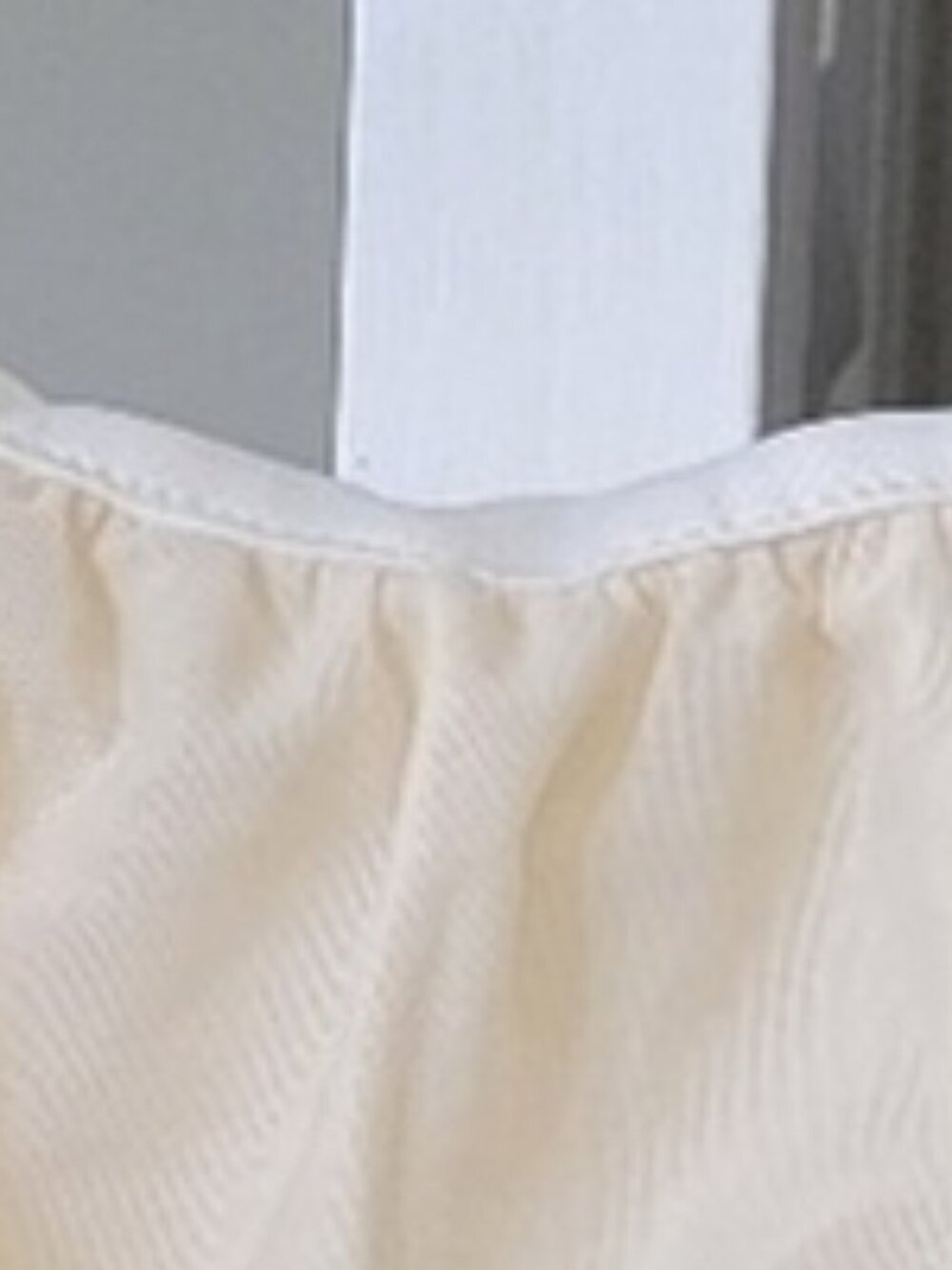 Apricot Ruched Bust Ruffle Hem Cami Top – Size XS/2